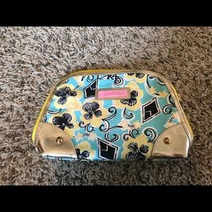 Kappa Alpha Theta themed Lilly Pulitzer Makeup Bag